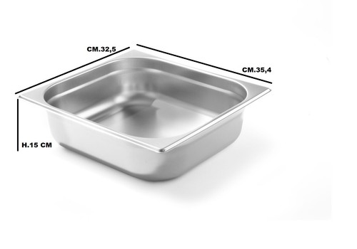 Bacinella inox h 15 - bacinella, h.15